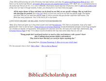 Tablet Screenshot of biblicalscholarship.net